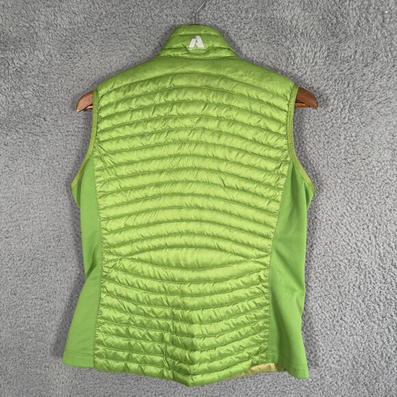 Eddie Bauer First Ascent StormDown 800 Vest Women’s Medium Green Puffer Packable - Picture 8 of 8